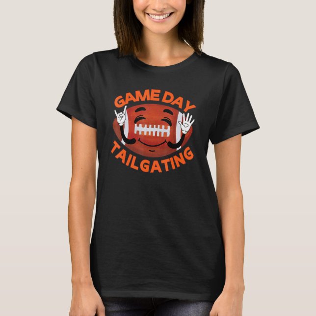 T-shirt Le Souvenir De Football Cleveland Tailgant Fan Mun (Devant)
