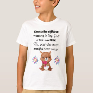 T-shirt Le Special a besoin d'enfants inspirés, chansons