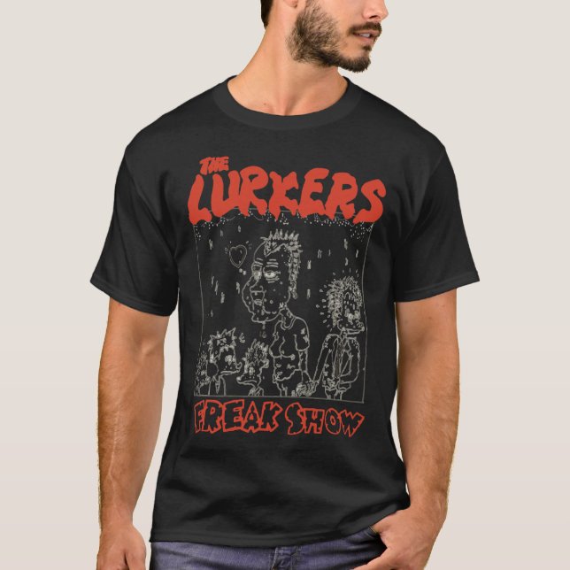 T-shirt Le spectacle de monstres des Lurkers (Devant)