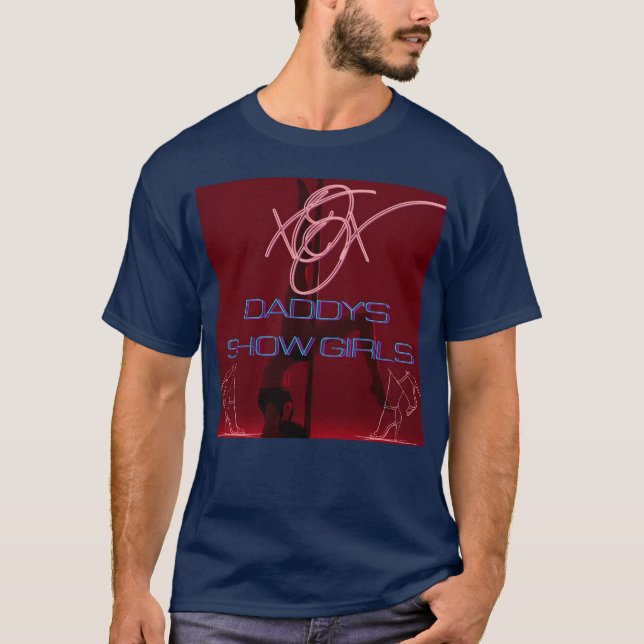 T-shirt Le spectacle des papas pour les filles rétro (Devant)