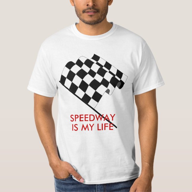 T-shirt Le speed-way est ma vie (Devant)