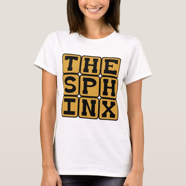 T-shirt Le Sphinx, Figure Mythique de Giza (Devant)