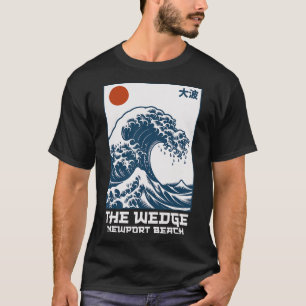 T-shirt Le spot de surf The Wedge Newport Beach Surfant Gr