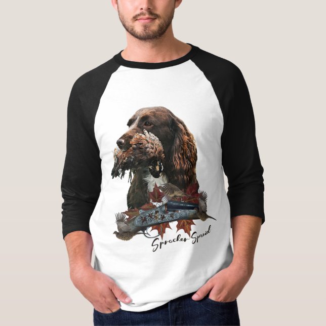T-shirt Le Sprocker Spaniel, L'art des chiens d'armes (Devant)