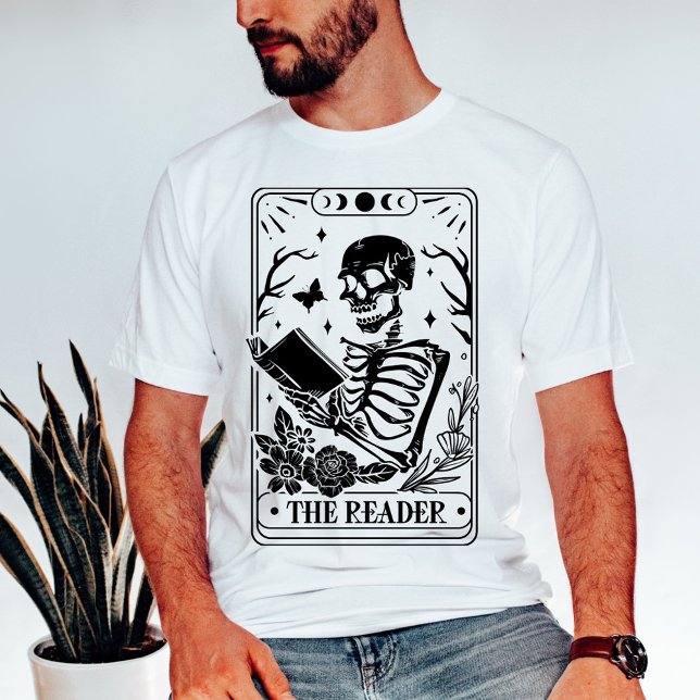 T-shirt Le squelette du lecteur Tarot (Créateur téléchargé)