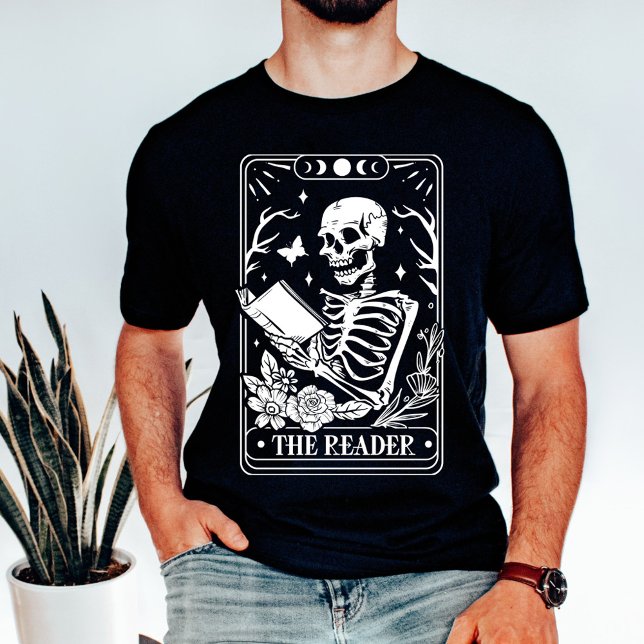 T-shirt Le squelette du lecteur Tarot (Créateur téléchargé)