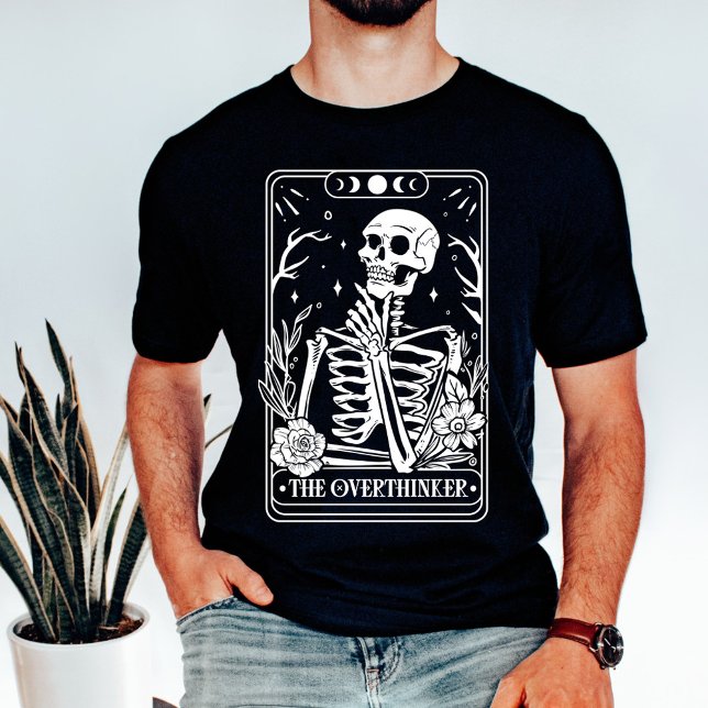 T-shirt Le squelette Overthinker Tarot (Créateur téléchargé)