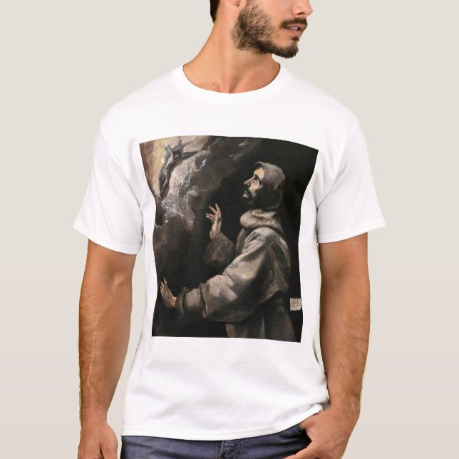 T-shirt Le St Francis recevant les stigmates (Devant)