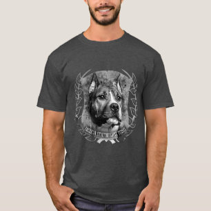 T-shirt Le Staffordshire Terrier américain - Amstaff
