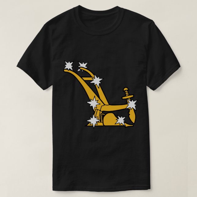 T-shirt Le Starry Plow - Irlande - Irlande - Socialiste - (Design devant)