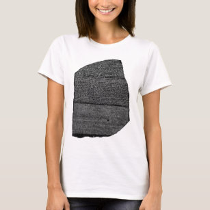 T-shirt Le Stele égyptien de granodiorite de pierre de