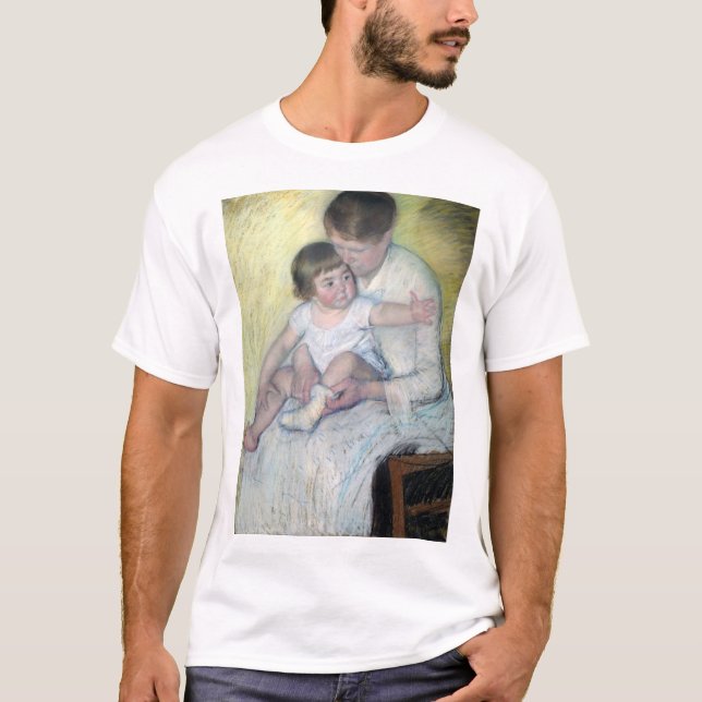 T-shirt Le Stocking, Mary Cassatt (Devant)