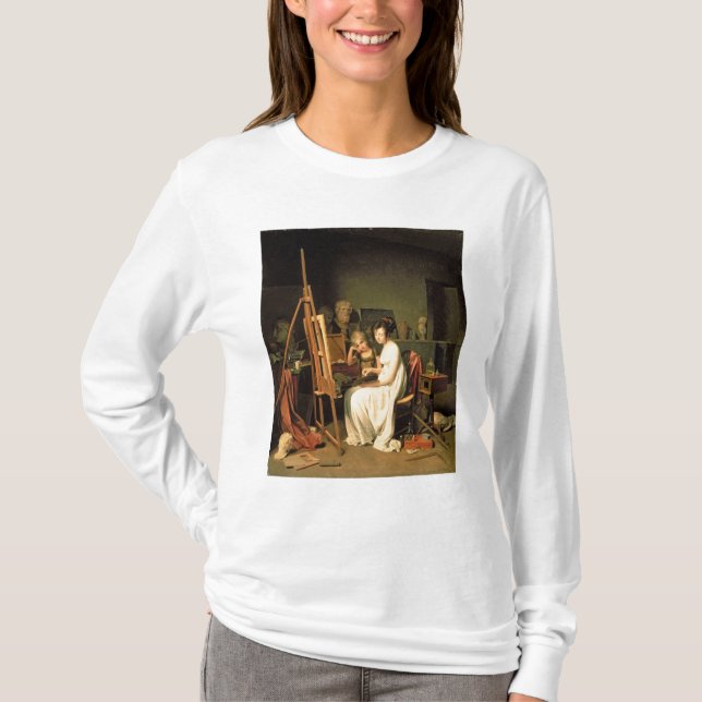 T-shirt Le studio de l'artiste (Devant)