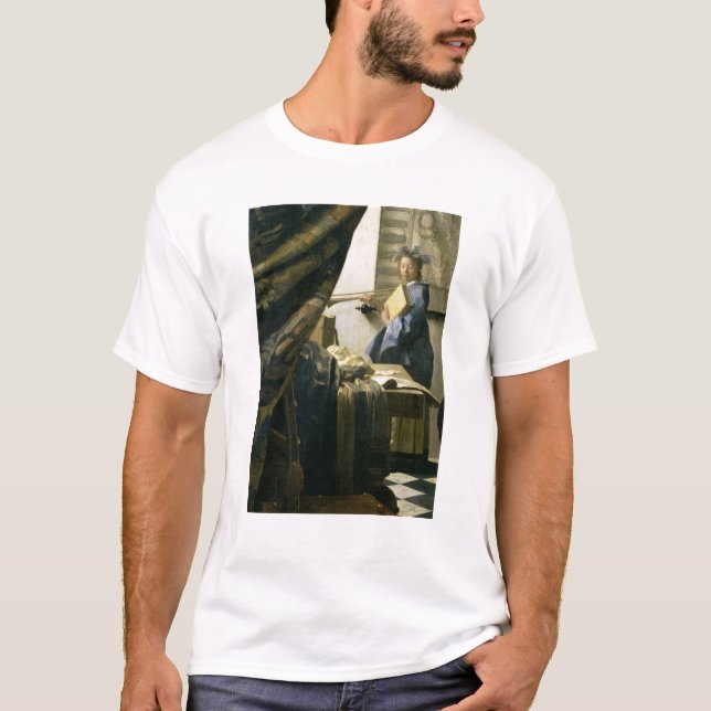 T-shirt Le studio de l'artiste, c.1665-6 (Devant)