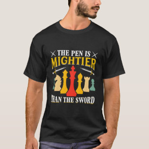 T-shirt Le Stylo Est Plus Puissant Que L'Épée