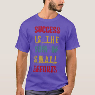 T-shirt Le succès est la somme de petits efforts CADO cita