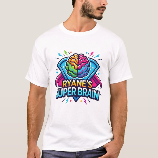 T-shirt Le super cerveau de Ryane (Devant)