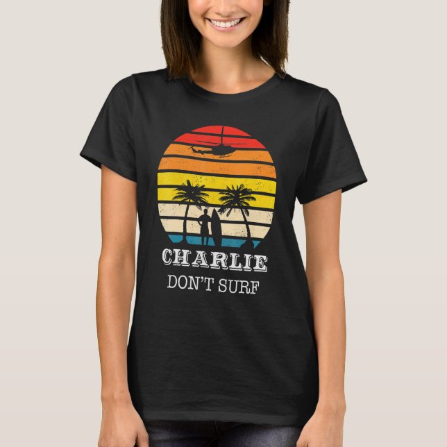 T-shirt Le Surf de Charlie Dont (Devant)