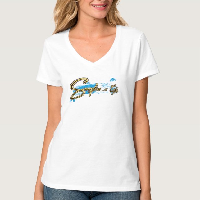 T-shirt Le surf est la vie (Devant)