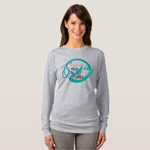 T-shirt Le surf   Manche longue pour femmes