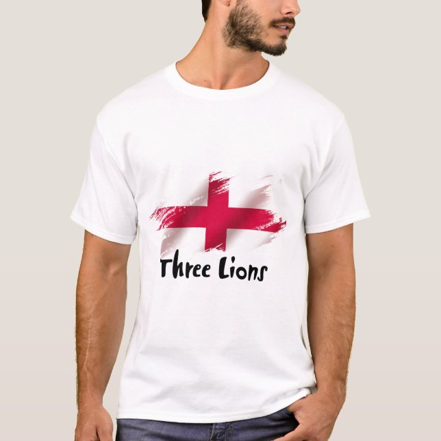 T-shirt le surnom de l'équipe nationale d'Angleterre (Devant)