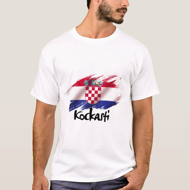 T-shirt le surnom de l'équipe nationale de Croatie (Devant)