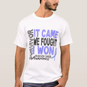 T-shirt Le survivant de cancer de la prostate qu'il est