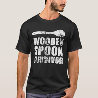 T-shirt Le survivant de la cuillère de bois Drôle cadeau i