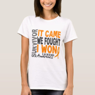 T-shirt Le survivant de leucémie qu'il est venu nous m'a
