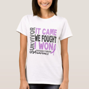 T-shirt Le survivant de lymphome de Hodgkins qu'il est
