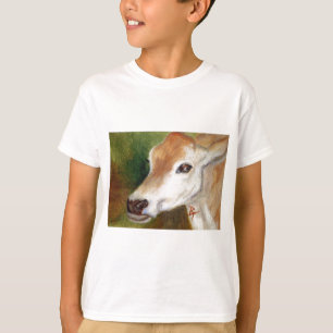 T-shirt Le sweatshirt de l'enfant d'aceo de vache du