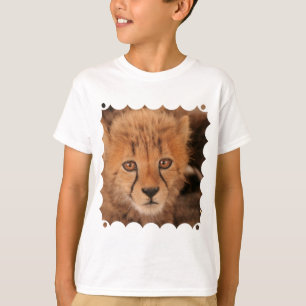 T-shirt Le sweatshirt des enfants de guépard de bébé
