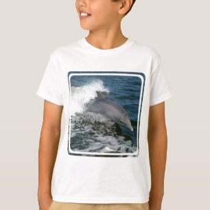 T-shirt Le sweatshirt des enfants sauvages de dauphin