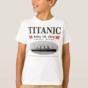 T-shirt Le sweatshirt titanique de l'enfant de bateau de