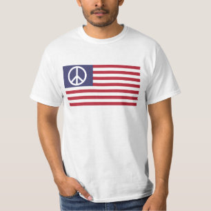 T-shirt Le symbole de signe de paix tient le premier rôle