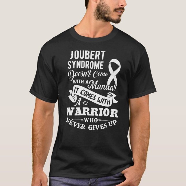 T-shirt Le syndrome de Joubert ne vient pas avec un guerri (Devant)
