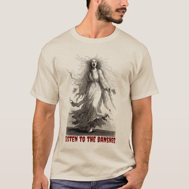 T-shirt Le système d'avertissement auditif Écoutez la Bans (Devant)