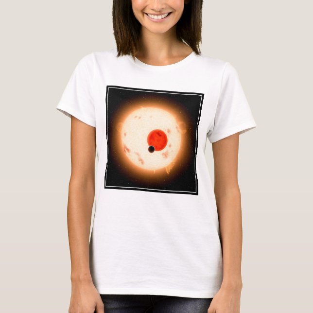 T-shirt Le système Kepler-16. (Devant)