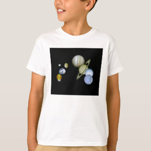 T-shirt Le système solaire badine le cadeau de la Science
