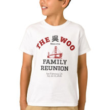 Le T pour enfants du rassemblement de la famille W