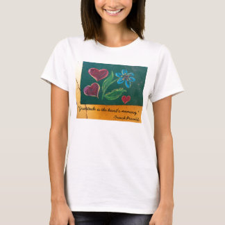 T-shirt Le T-shirt/gratitude de la femme