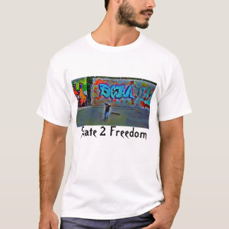T-shirt Le T-shirt, patinent la liberté 2