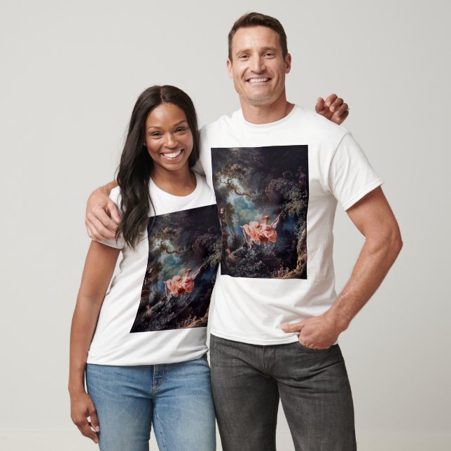 T-shirt Le tableau de Jean-Honoré Fragonard (Unisexe)