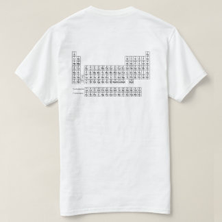 T-shirt Le Tableau des éléments périodique soutiennent