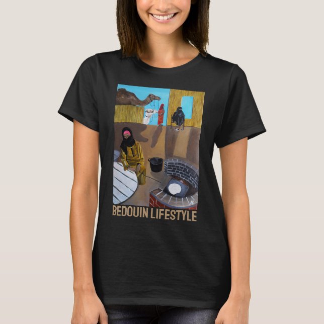 T-shirt Le tableau Les femmes bédouines par Alfred Fox (Devant)