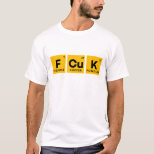 T-shirt Le Tableau périodique et MOI de FCUK NE DONNENT