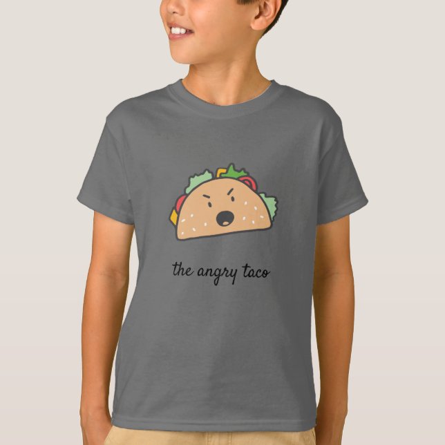 T-shirt Le Taco en colère (Devant)