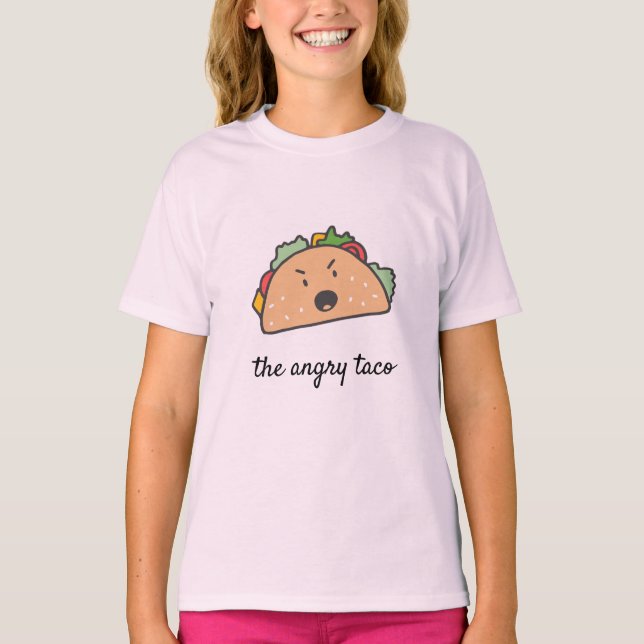 T-shirt Le Taco en colère (Devant)