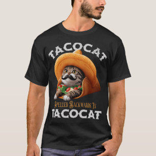 T-shirt Le Tacocat Arrimé À L'Arrière Est Tacocat Mexicain