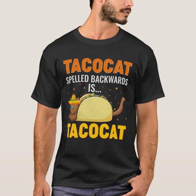 T-shirt Le Tacocat Écrit À L'Arrière Est Le Tacocat (Devant)